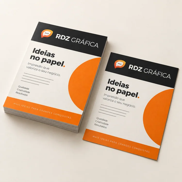 Panfletos, folhetos e flyers